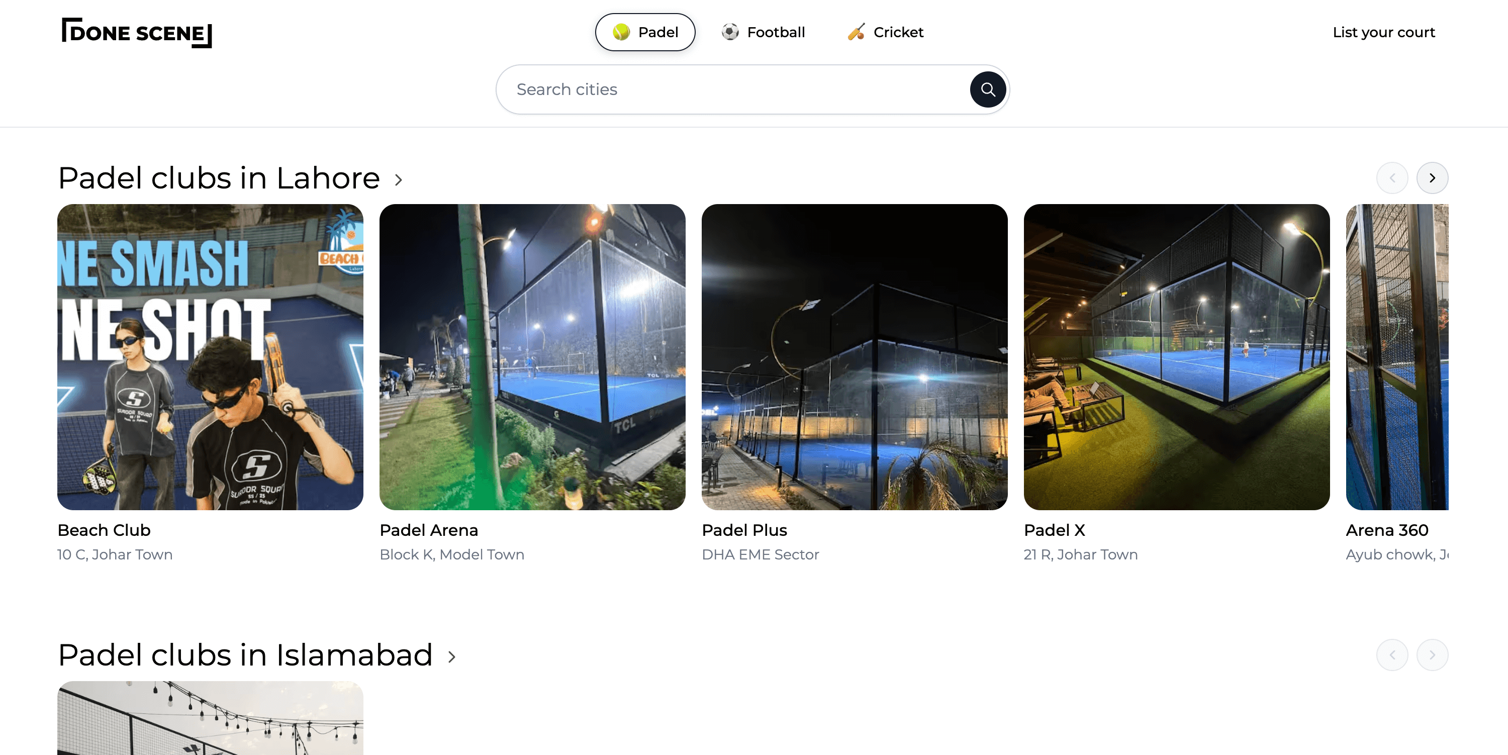 Done Scene Site